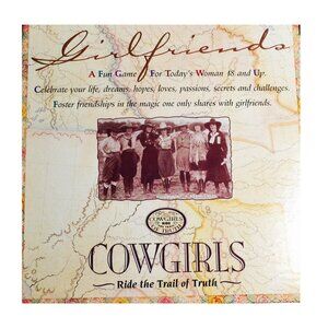 Vintage Cowgirls Board Game Ride the Trail of Truth Girlfriends Edition 1998